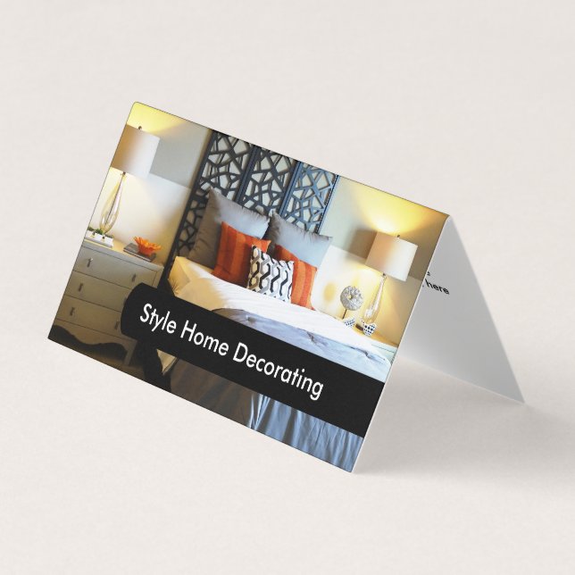 Carte De Visite Professionnel de la décoration d'intérieur (Devant)