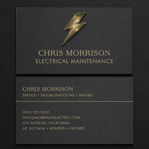 Carte De Visite Professionnel de la maintenance électrique