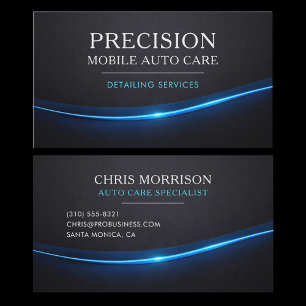 Carte De Visite Professionnel de la réparation automobile mobile