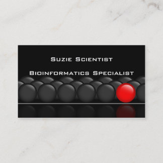 Carte de visite professionnel de la Science de