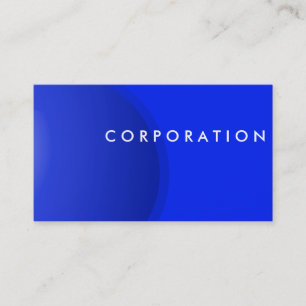 Carte De Visite Professionnel de la sphère bleue