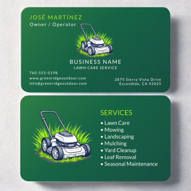 Carte De Visite Professionnel de l'entretien et de la maintenance  (Créateur téléchargé)