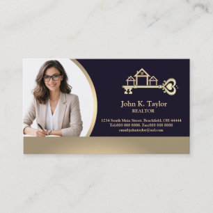 Carte De Visite Professionnel de l'immobilier Ajouter un logo de p