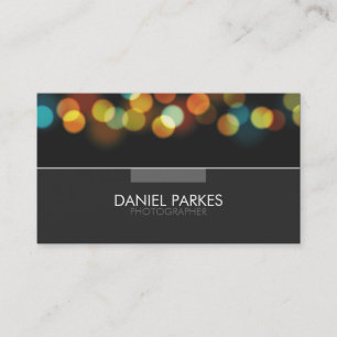 Carte de visite professionnel de photographe