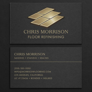 Carte De Visite Professionnel de rénovation de sols