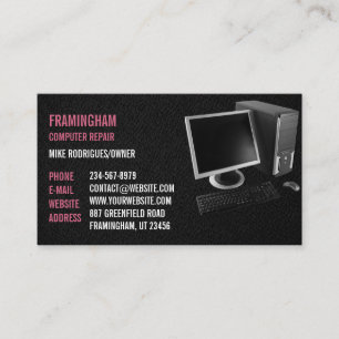 Carte de visite professionnel de réparation inform