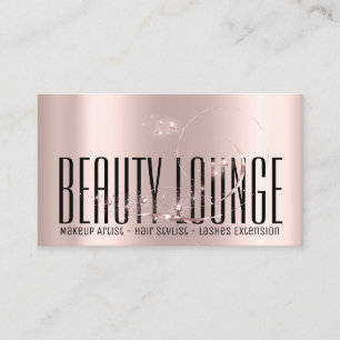 Carte De Visite Professionnel de rose de cire de cil de cheveux de