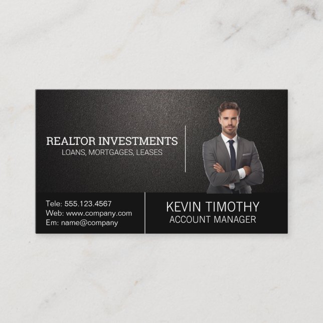 Carte De Visite Professionnel des affaires | Finance (Devant)
