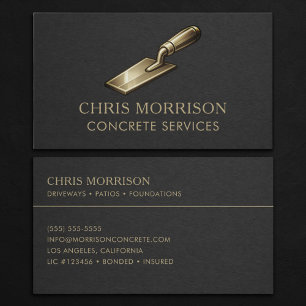 Carte De Visite Professionnel des services de béton