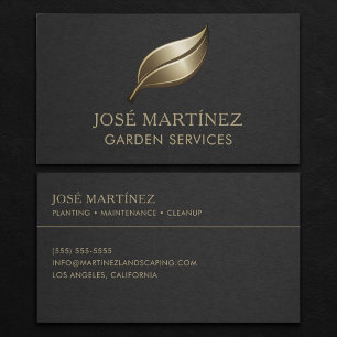 Carte De Visite Professionnel des services de jardin