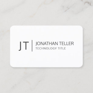 Carte De Visite Professionnel des technologies de l'information mo