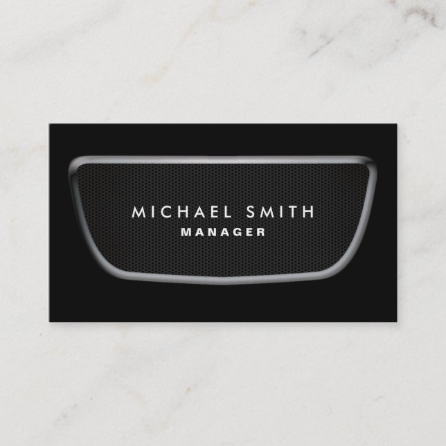 Carte De Visite Professionnel des véhicules à moteur de mécanicien (Devant)