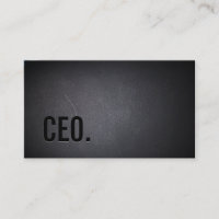 Carte de visite professionnel du PDG Black Out