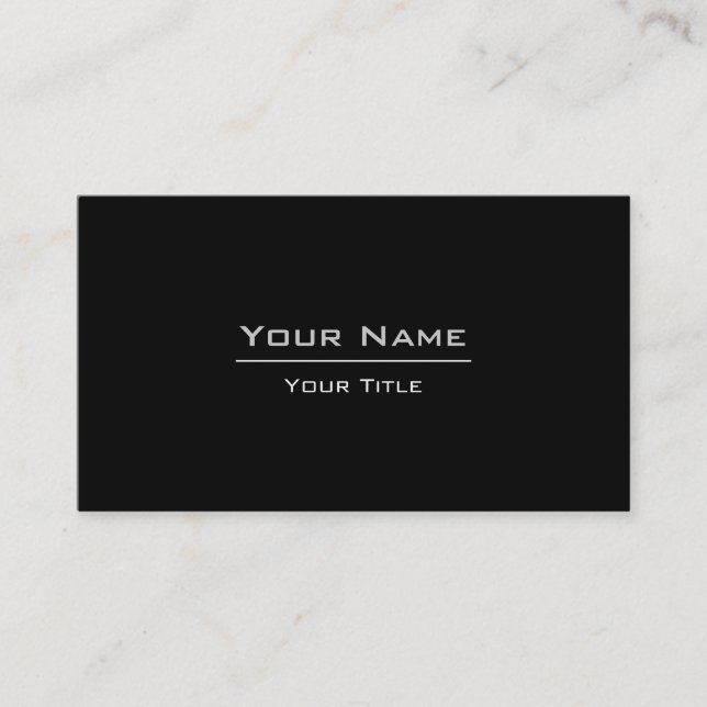 Carte de visite professionnel élégant (Devant)