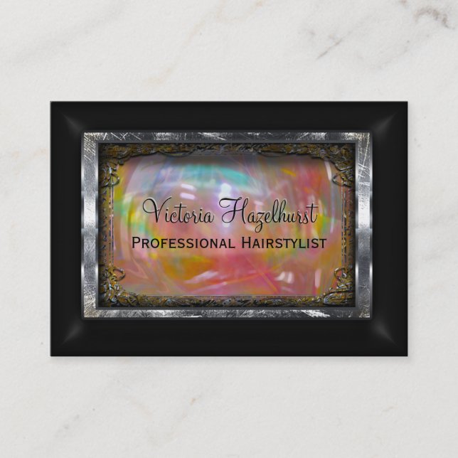 Carte De Visite Professionnel élégant d'Auntielosa (Devant)