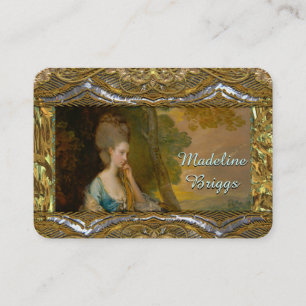 Carte De Visite Professionnel élégant de attente de perle