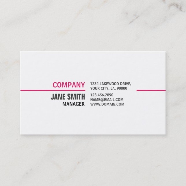 Carte De Visite Professionnel élégant de Cosmetologist de (Devant)