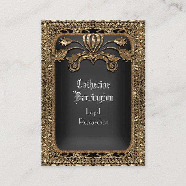Carte De Visite Professionnel élégant de Kendylle (Devant)