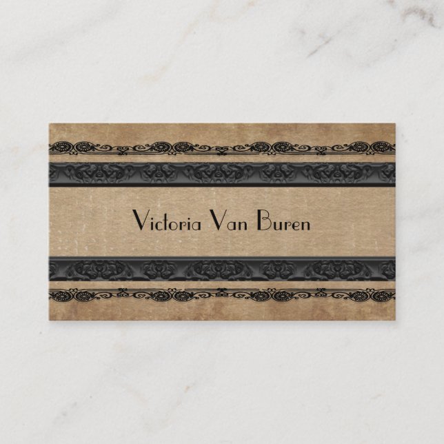 Carte De Visite Professionnel élégant de Peabodee (Devant)