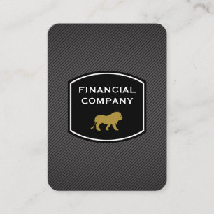 Carte De Visite Professionnel élégant / Lion