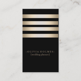 Carte De Visite Professionnel élégant moderne en métal de feuille