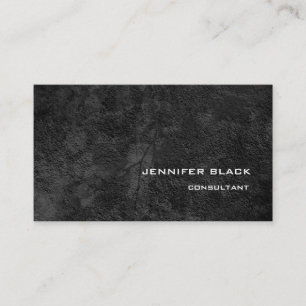 Carte De Visite Professionnel Élégant Moderne Gris Style Patron