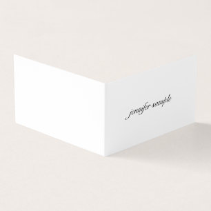 Carte De Visite Professionnel Élégant Nettoyant Moderne Minimalist