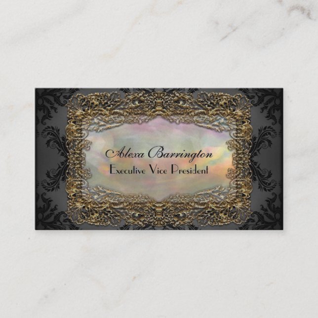 Carte De Visite Professionnel élégant standard de Debsaulea (Devant)