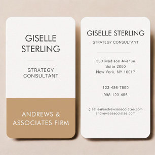 Carte De Visite Professionnel en cuivre