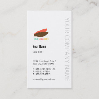 Carte De Visite Professionnel fait sur commande moderne de logo