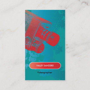 Carte De Visite Professionnel Filmaker de médias