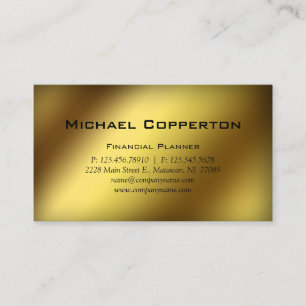 Carte de visite professionnel Financial Planner Go