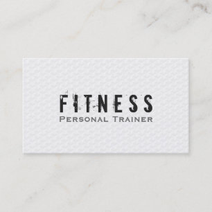 Carte De Visite Professionnel Fitness Personal Trainer Simplement