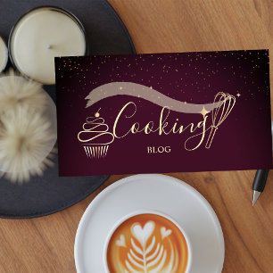 Carte De Visite Professionnel, Fouet, Cupcake, Cuisine Bourgogne