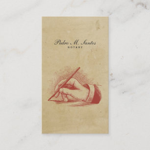 Carte De Visite Professionnel frais simple de main vintage de