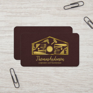 Carte De Visite Professionnel Homme à Tout Faire Réparation de Mai