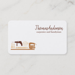 Carte De Visite Professionnel Homme à Tout Faire Réparation de Mai
