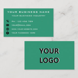 Carte De Visite Professionnel Logo Entreprise Personnalisé -