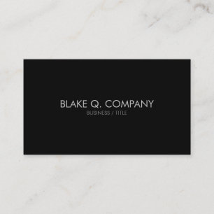 Carte de visite professionnel minimal élégant no