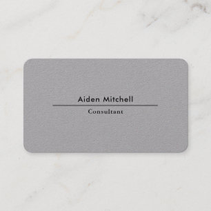 Carte De Visite Professionnel minimaliste élégant