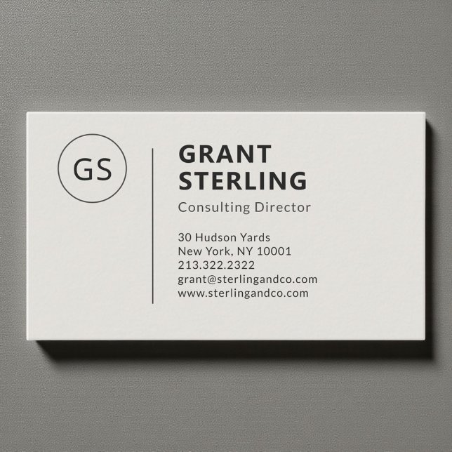 Carte De Visite Professionnel minimaliste Moderne (Créateur téléchargé)