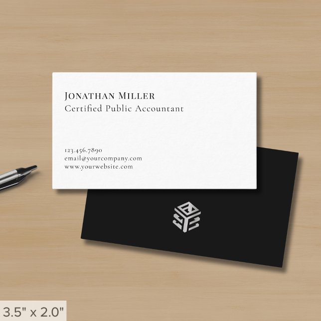 Carte De Visite Professionnel minimaliste moderne (Créateur téléchargé)