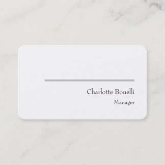 Carte De Visite Professionnel minimaliste moderne créatif