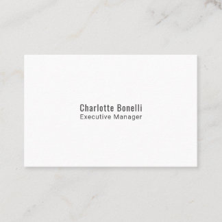 Carte De Visite Professionnel Minimaliste Moderne Simple