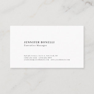 Carte De Visite Professionnel minimaliste moderne tendance