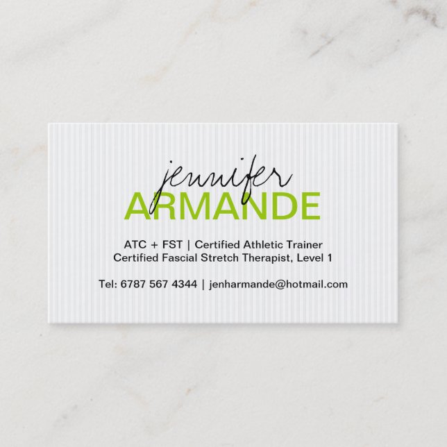 Carte de visite professionnel moderne (Devant)