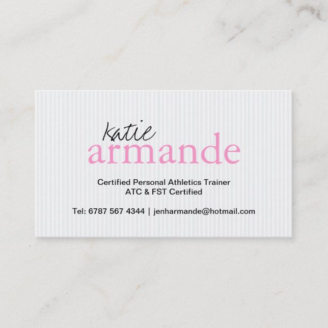 Carte de visite professionnel moderne (Devant)