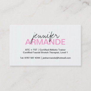Carte de visite professionnel moderne