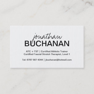 Carte de visite professionnel moderne