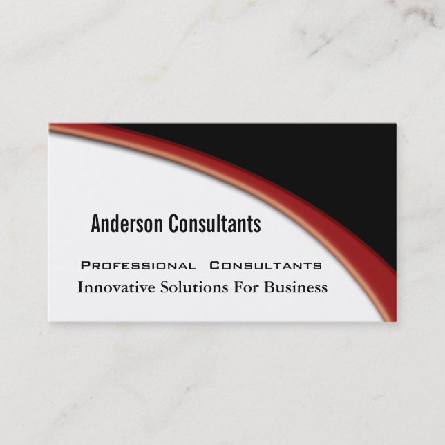 Carte De Visite Professionnel moderne (Devant)